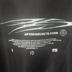 The Weeknd Tour 2025 Bomber Jacket (Large) PRICE NEGOTIABLE 