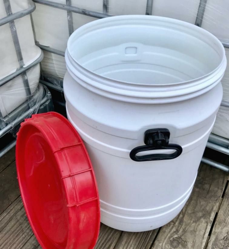 15 Gallon Food Grade Removable Top Barrel (Screw Top)