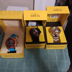 3 Disney Themed Invicta Watches