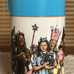 Vintage 1989 Wizard of Oz 50th anniversary lunchbox Thermos Aladdin Industries Nashville TN USA