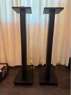 DR Pro SMS36 36” Studio Monitor Speaker Stands – Pair w/ Carpet Spikes