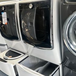 Lg Signature Washer And Dryer Set With Sidekick Washer 