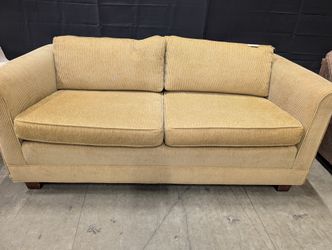 Vintage Durobilt Furniture Sofa: Brown Corduroy