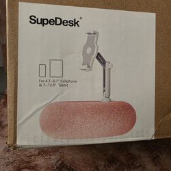 Supedesk, phone holder.
