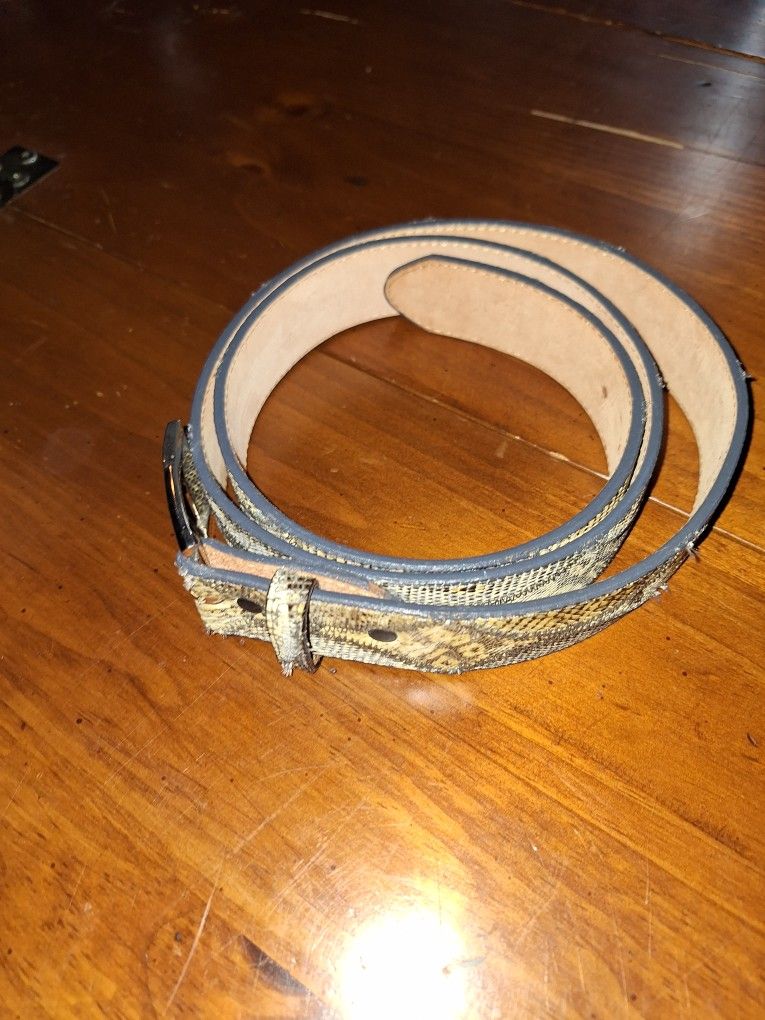 Genuine Lizard Belt