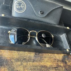 Ray Ban Round Metal Sunglasses