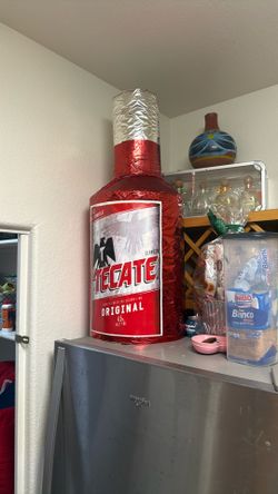 Tecate piñata.