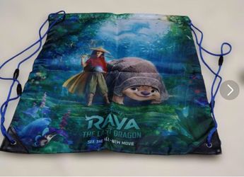 Raya and the Last Dragon Drawstring Bag