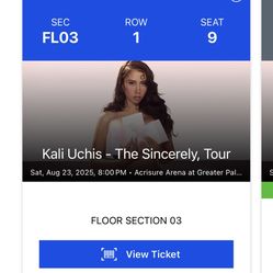 Kali Uchis Concert Ticket