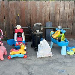 Toys And Air Compressor (Please Read Description)
