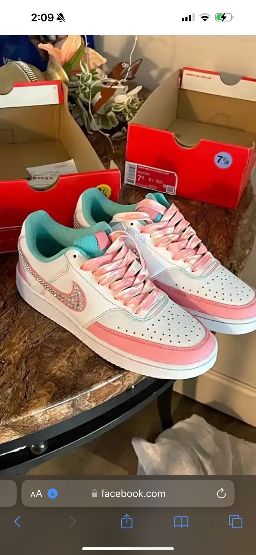 Custom Made One Of A Kind Women’s Nikes