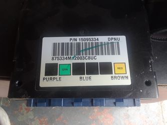03 GMC YUKON chassis computer