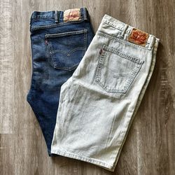 Levi 502 Jean Shorts (2 pairs)