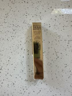New YSL Sheer Matte Lipstick Shade 112