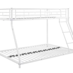 Going Out Of Business Sale 
BRAND NEW 
Brand: SIVIR
Metal Twin Over Full Bunk Bed/Heavy-Duty Sturdy Metal/Noise Reduced/Safety Guardrail,White, B0CM6G