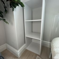 White Cubby Shelf Storage