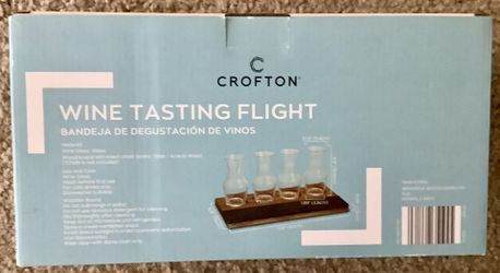 Wine Tasting Flight Setup