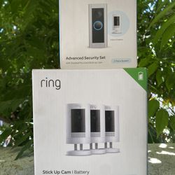 4 RING CAMERAS (no doorbell)