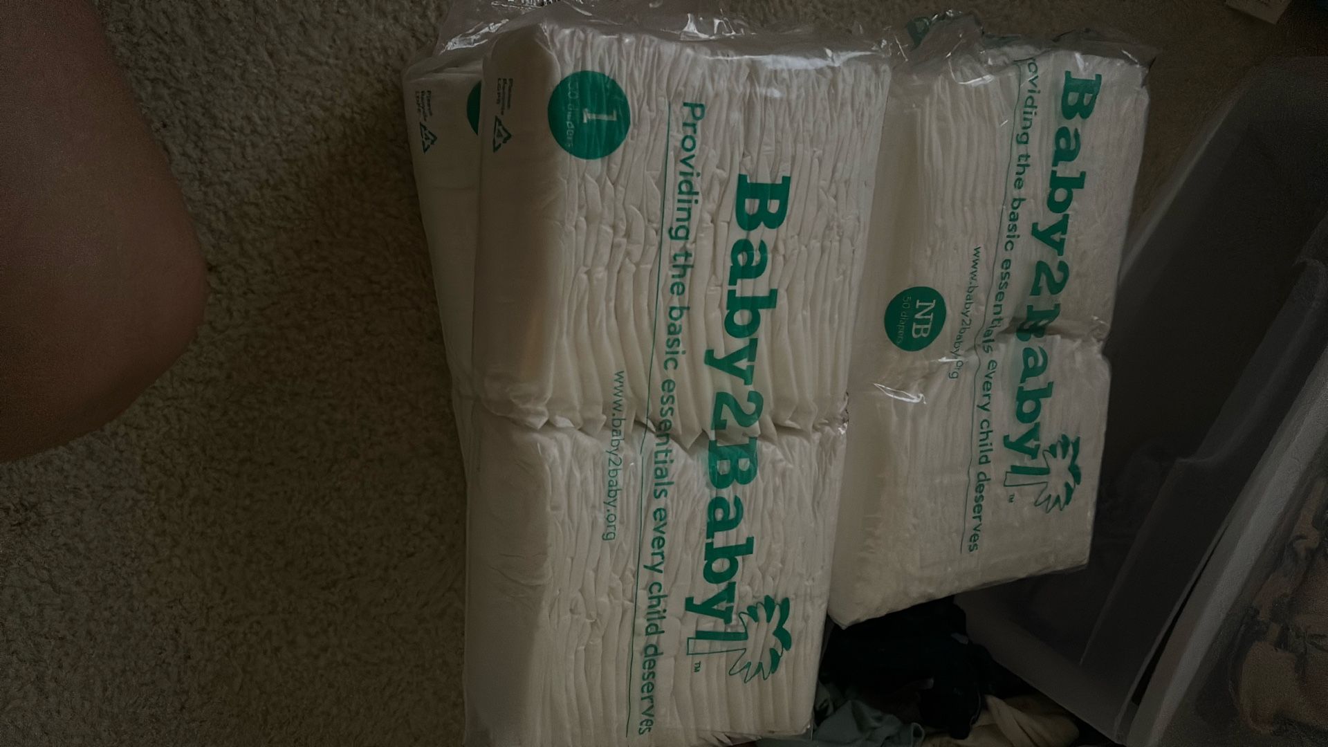 NB and Size 1 Diapers 