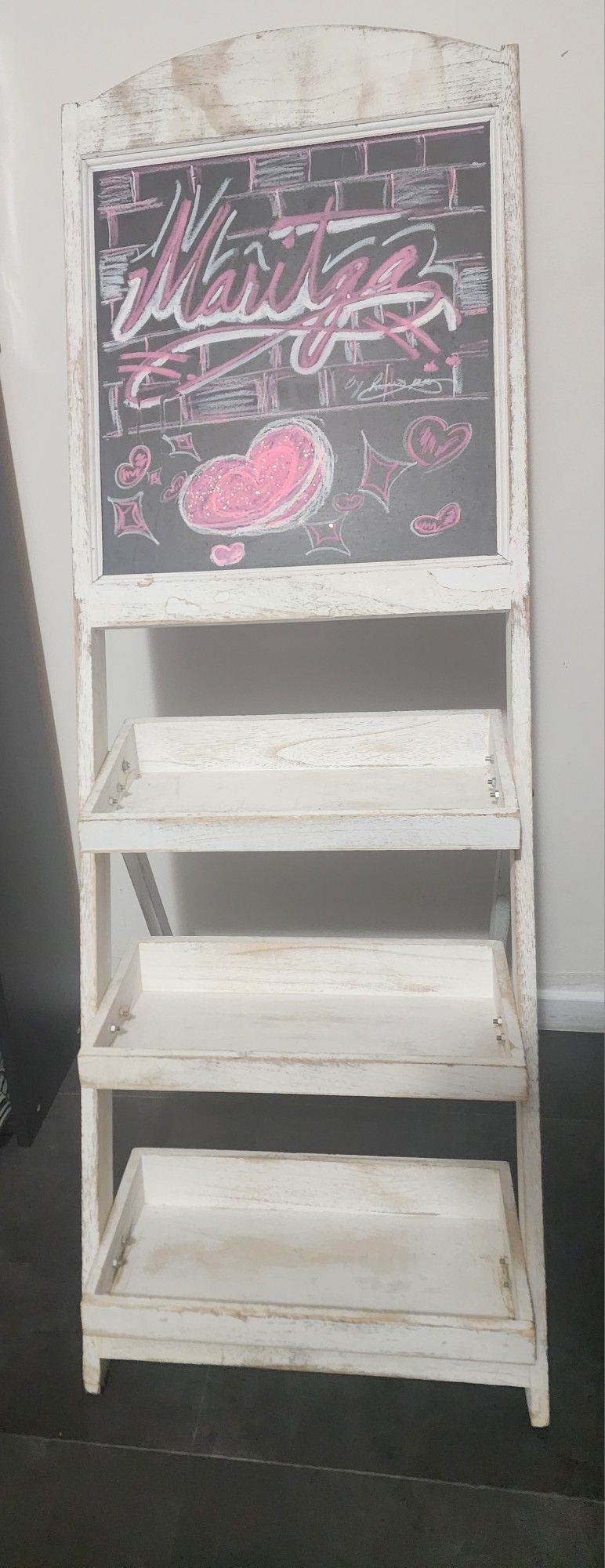 Chalk Board Shelf