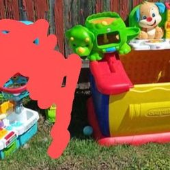 Toy Box And Toys