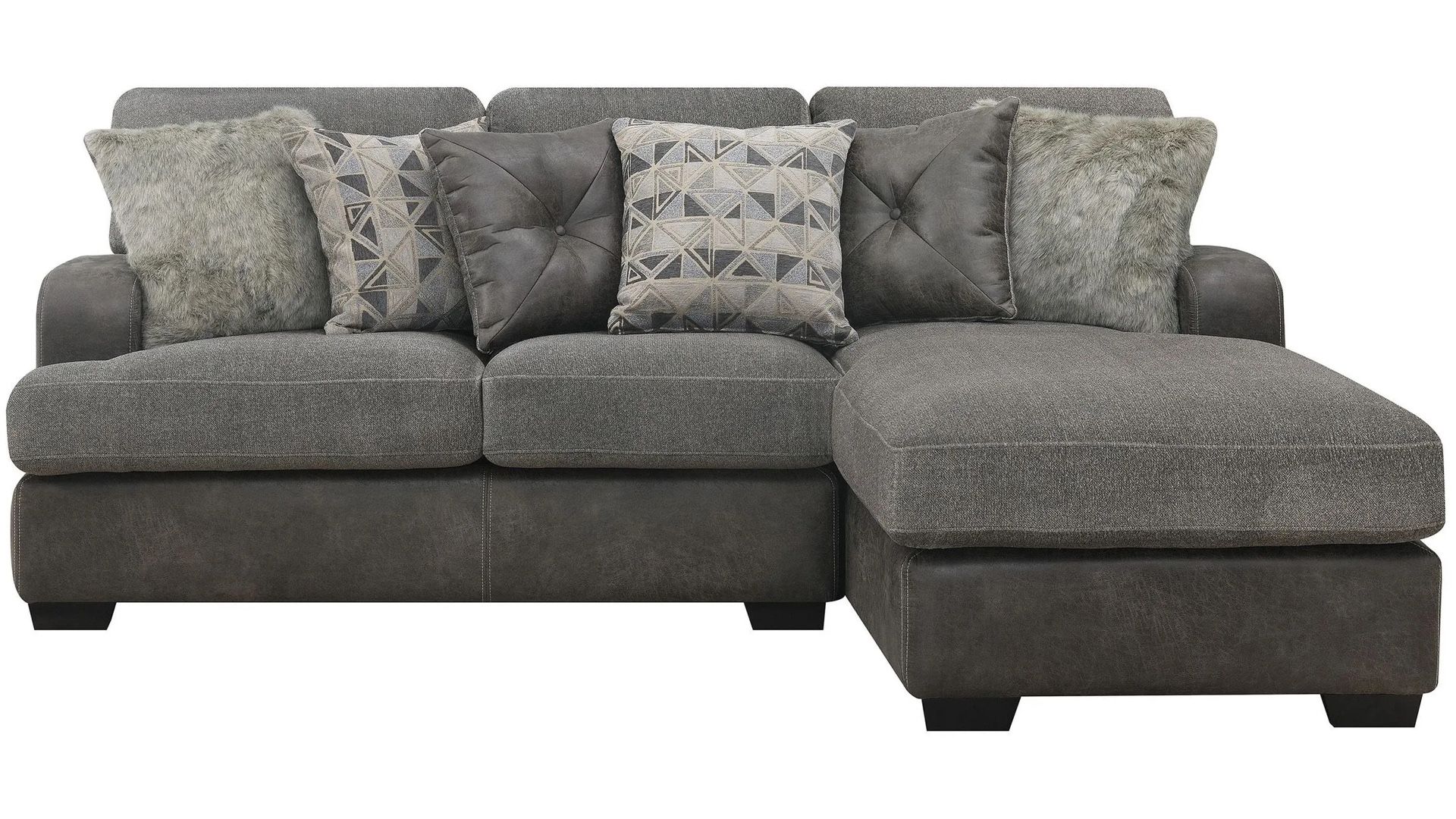 Berlin 2-pc. Chaise Sectional ($500)