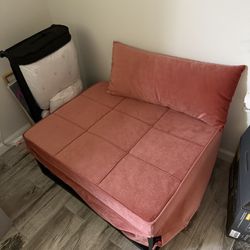 Sofa Bed, 4 in 1 Multi-Function Folding Ottoman Breathable Velvet Couch Bed with Adjustable Backrest Modern Convertible Chair for Living Room Apartmen