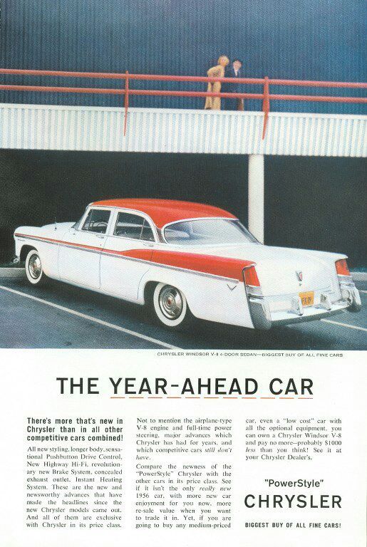 1956 Original Chrysler Ad