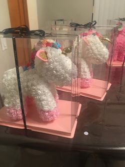 Rose Unicorn with Lights