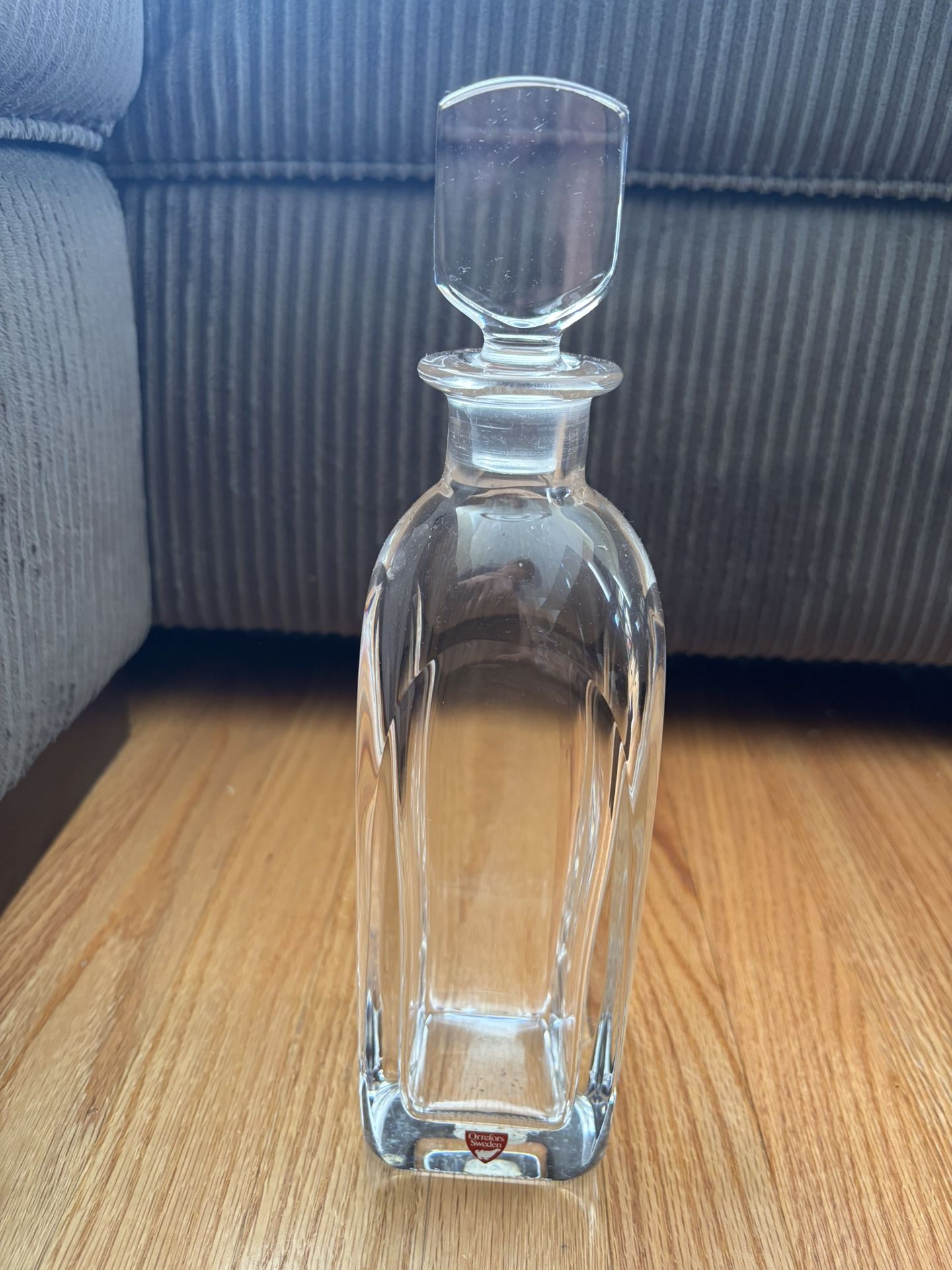 Antique Lead Crystal Orrefors Sweden decanter