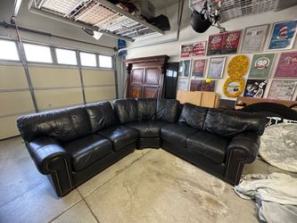 FREE Genuine Leather Sectional Couch