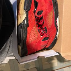 jordan 5 raging red bull