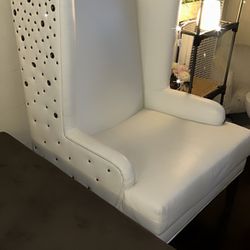 Studded Wingback Chair 