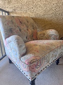Floral Patterned Sofa Chair
