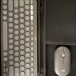 Keyboard, Pebble With Mouse And Carrying Case 