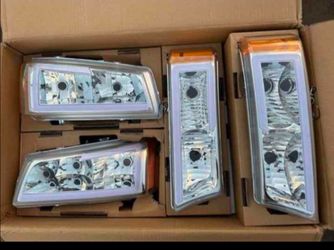 03-06 Chevy Silverado/Avalanche Headlights Faros Calaveras Micas Luces Lamps
