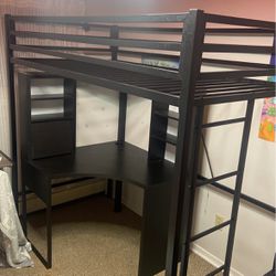 Loft Bed With Table