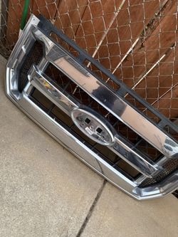 Ford F 150 Right Headlight And Grill Chrome