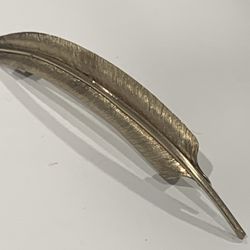 Vtg  HSB  Gold Filled Feather Brooch/Pin