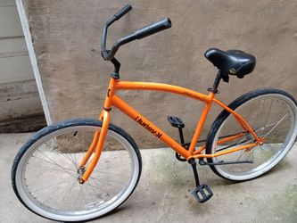 Hurley Beach Cruiser Bicycle Orange