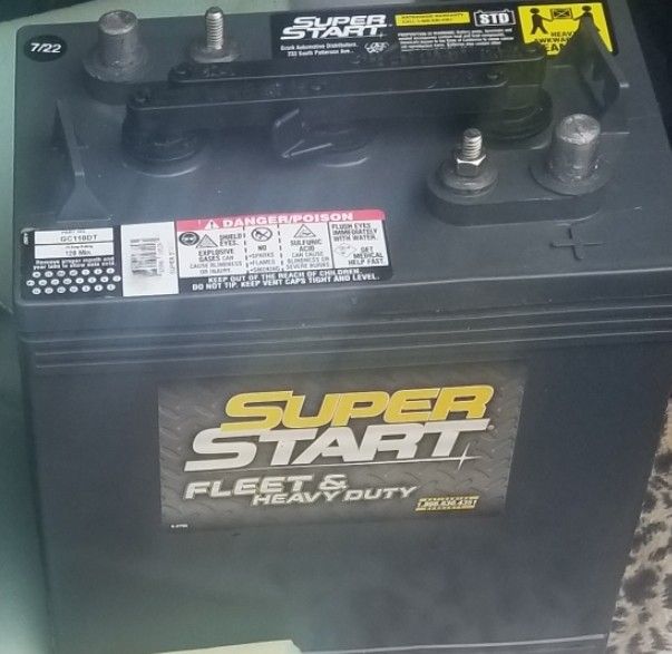 2 X Super Start Fleet And Heavy Duty Batteries