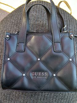 Small Black Mini Tote Crossbody Bag