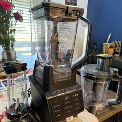 Ninja Kitchen System | All-in-One Food Processor & Blender | With 8-Cup Bowl & (1) 24 oz. To-Go Cup