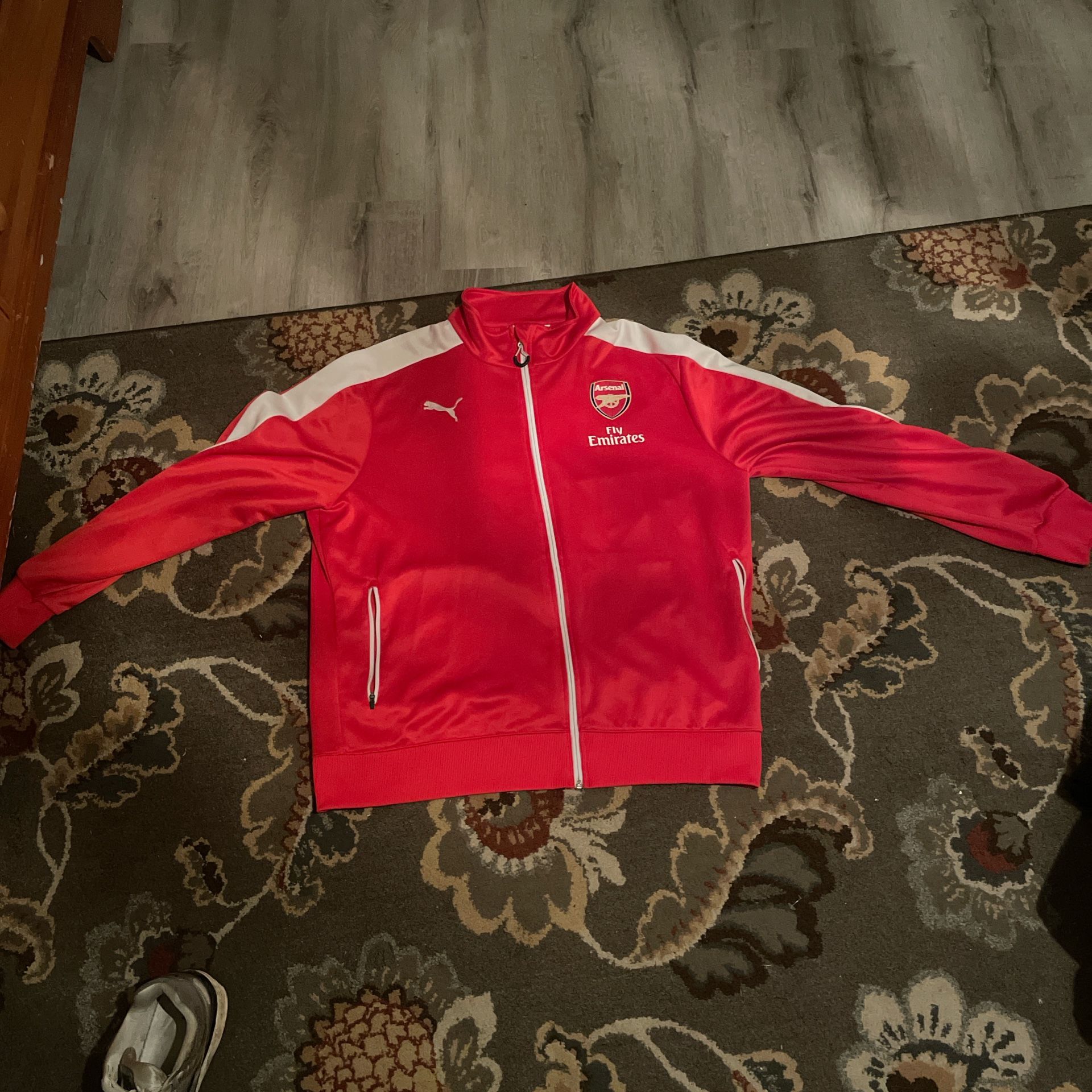 XL Arsenal Zip Up Track Suit