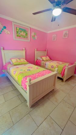 Two twin size with mattress and covers