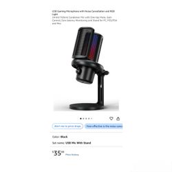 Brand new USB Gaming Microphone with Noise Cancellation