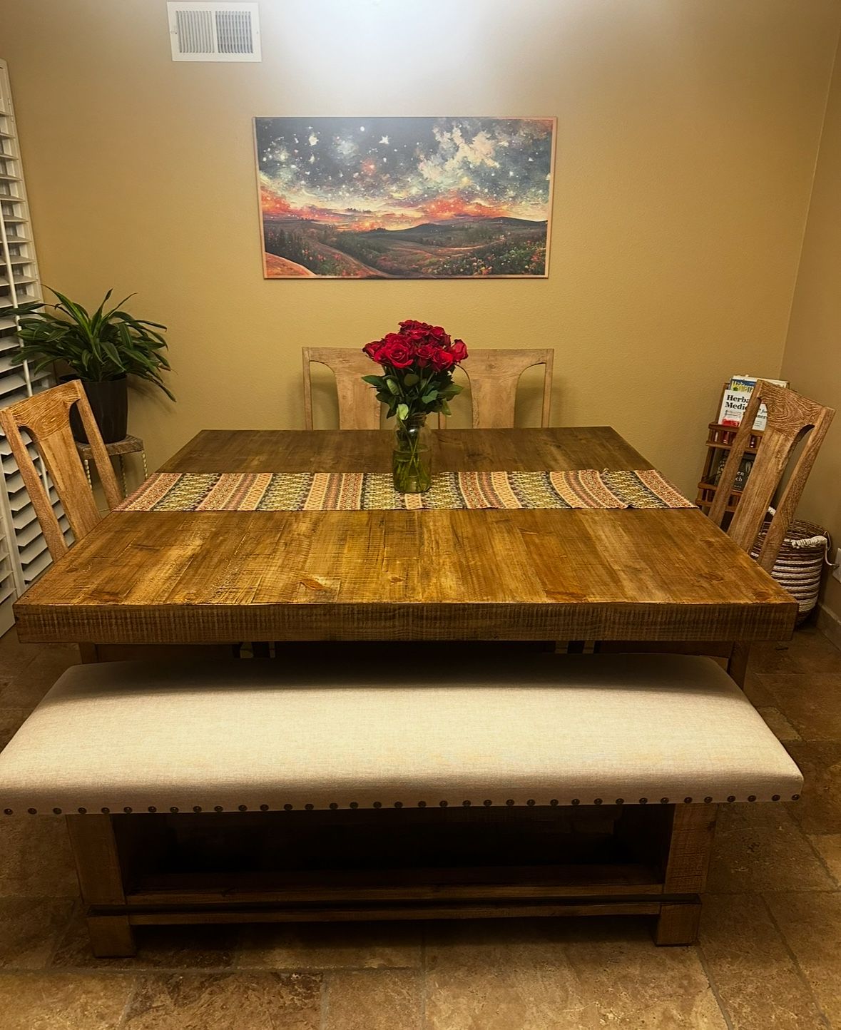 Solid Wood Table Dining