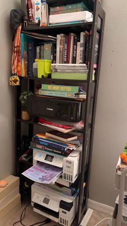 Black ikea book case