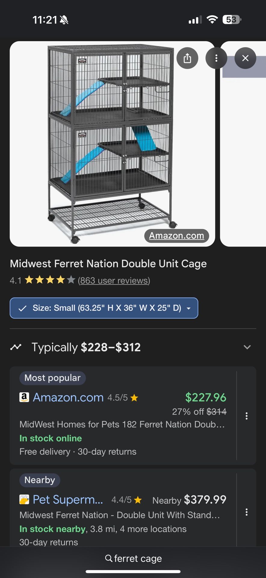 Small Animal Cage