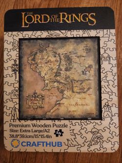 Crafthub Lord of The Rings Wooden Puzzles for Adults
